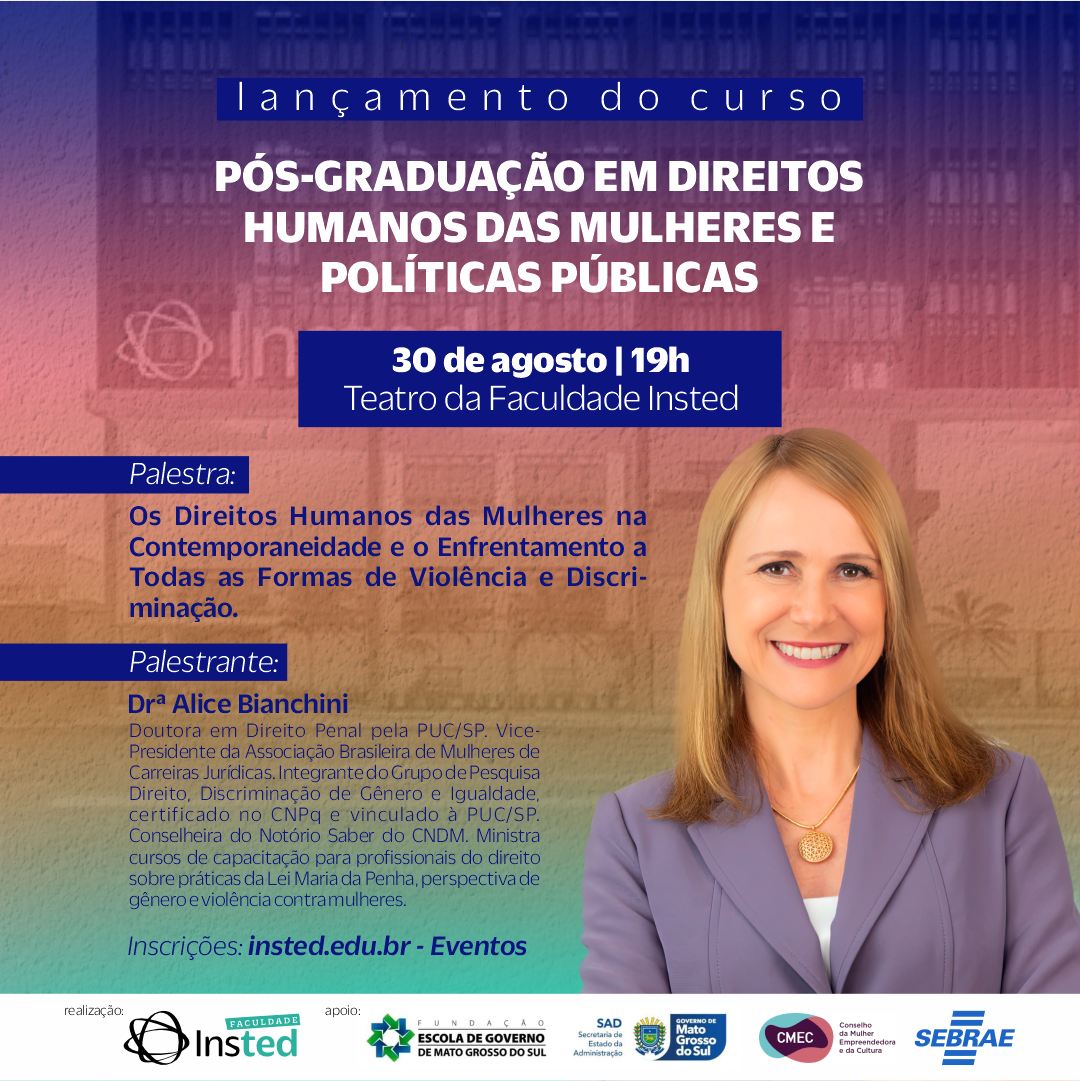 Pós-graduação em Direitos Humanos das Mulheres e Políticas Públicas