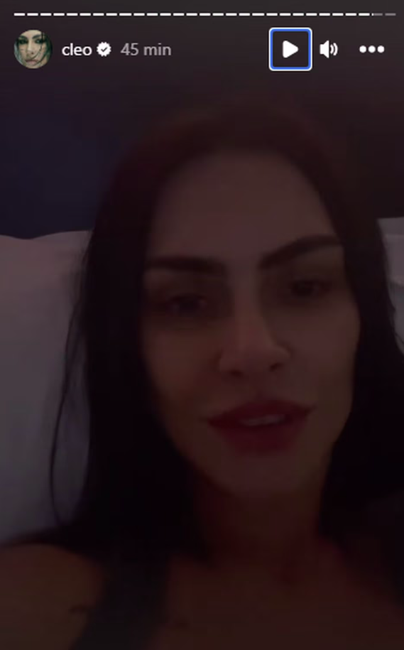 Cleo volta a falar sobre o relacionamento difícil que teve com o pai, o cantor Fábio Jr. 