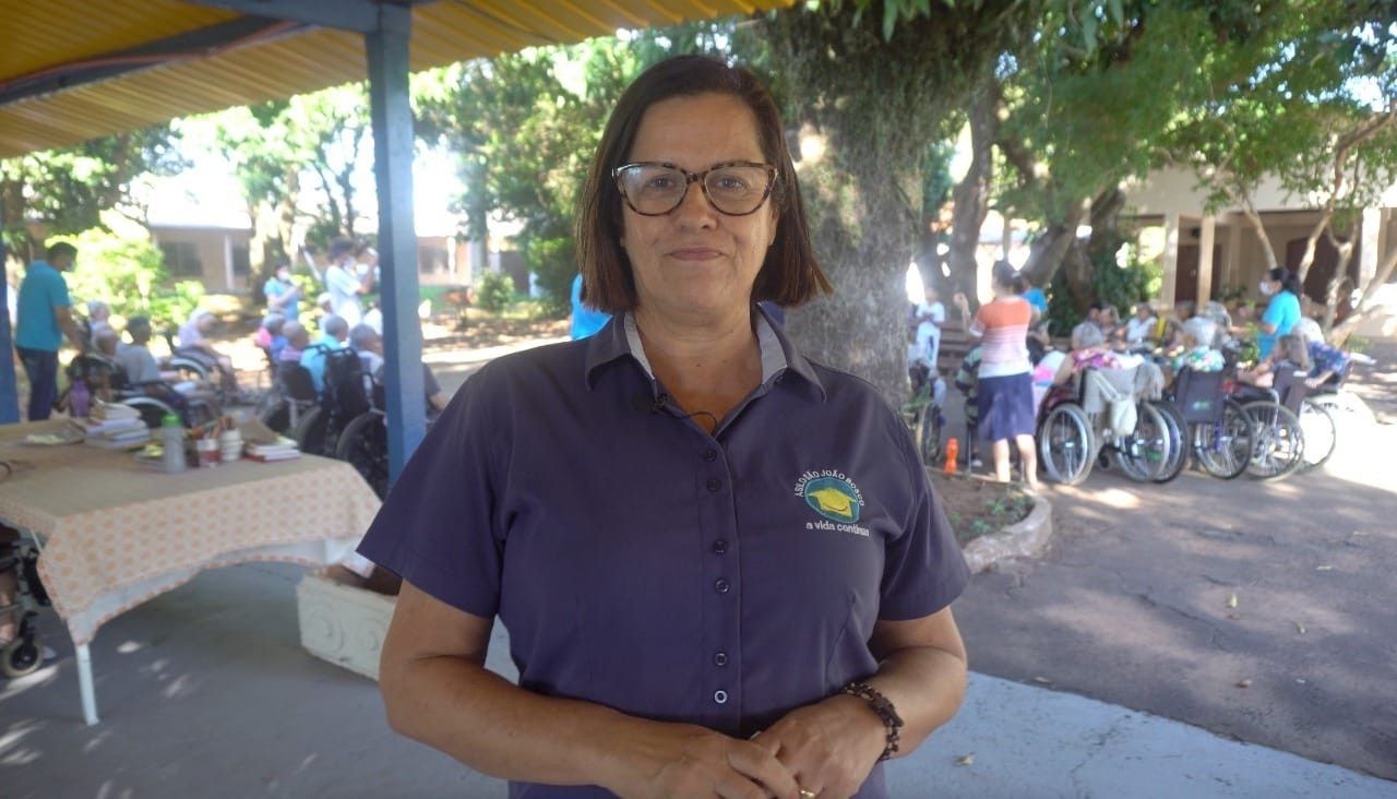 A superintendente do asilo, Cleo Shamah