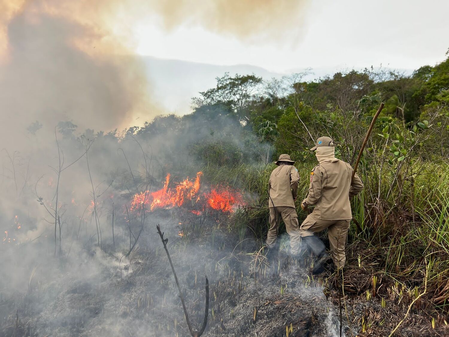 Trabalho de controle das chamas durou quatro dias e contou com atuação por terra, ar e água, além do apoio de militares de diversas cidades