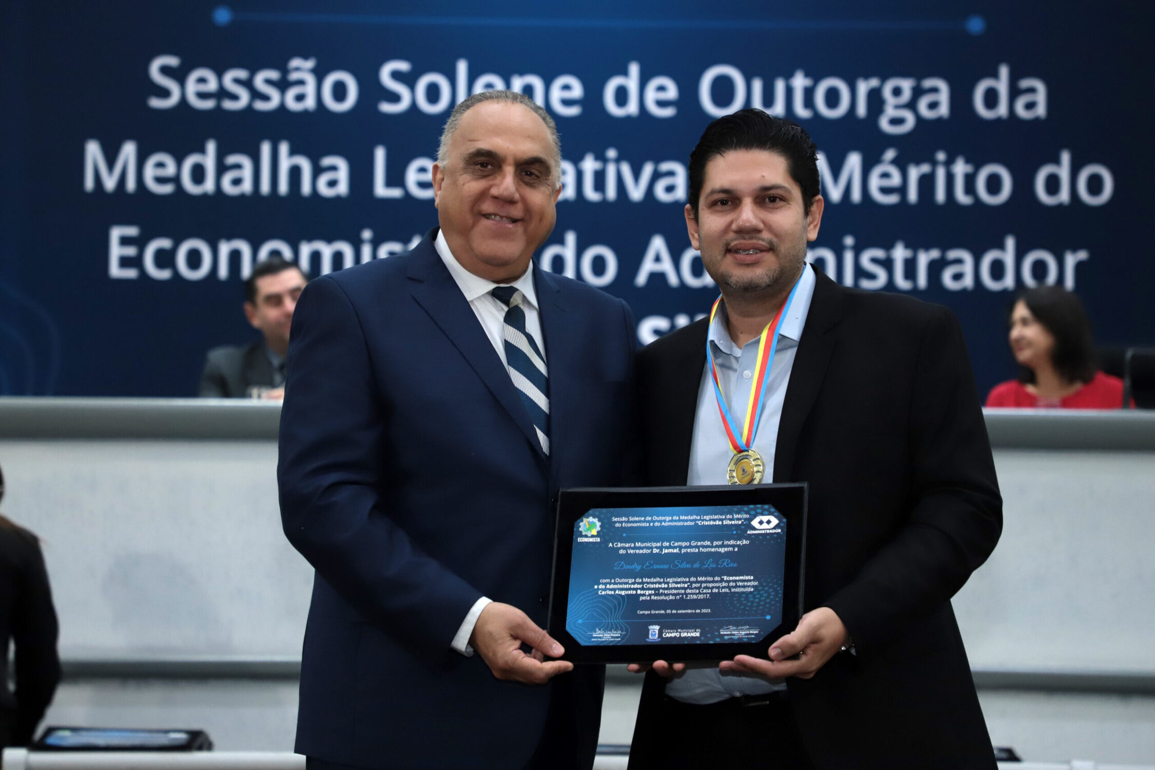 Dr. Jamal e Dendry Rios, especialista em Recursos Humanos