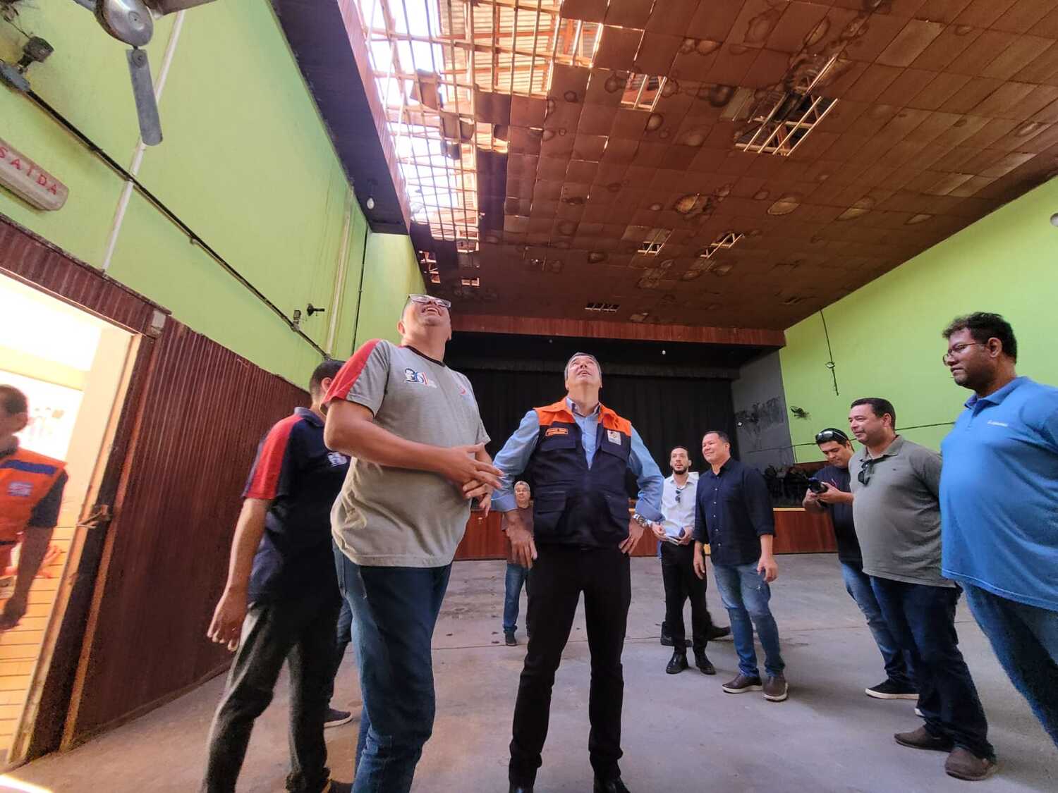 O governador Eduardo Riedel esteve em Corumbá nesta sexta-feira (15)