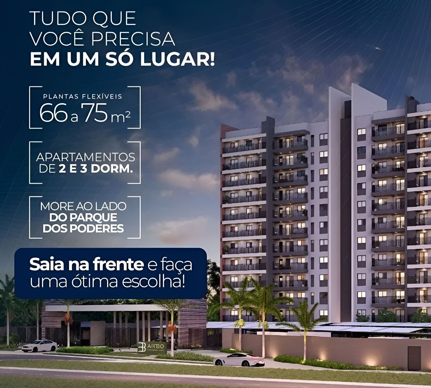 Qualidade de vida redefinida: pré-venda do 'Arbo Parque dos Poderes'