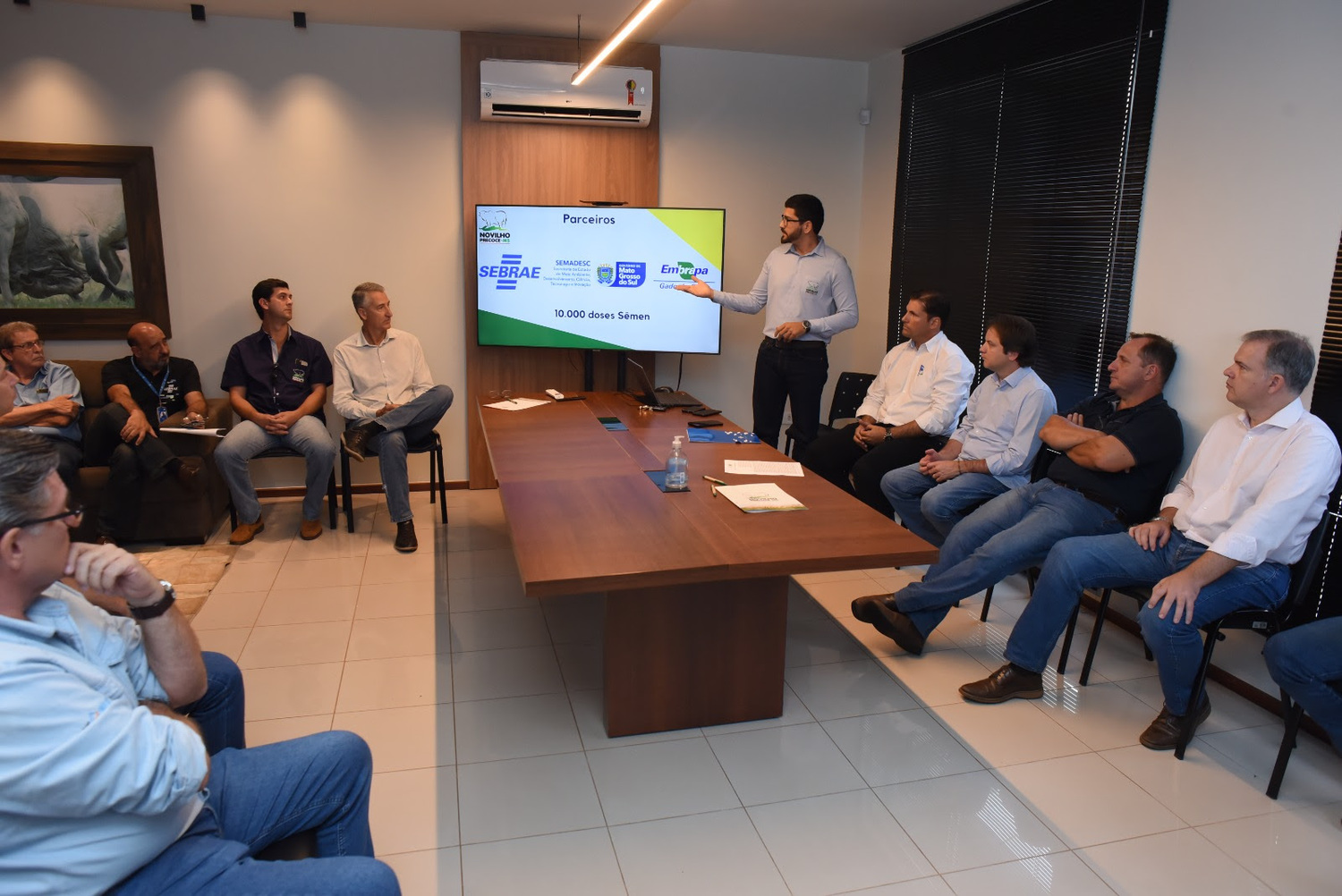 Cada entidade representativa ficará responsável por mobilizar os produtores associados para conhecimento e participação no projeto