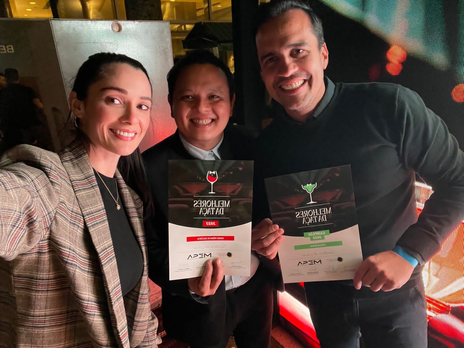 Premiação 'Melhores da Taça'.