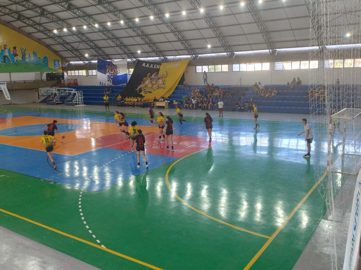 Descisão do handebol feminino entrea as atléticas de engenharia e direito