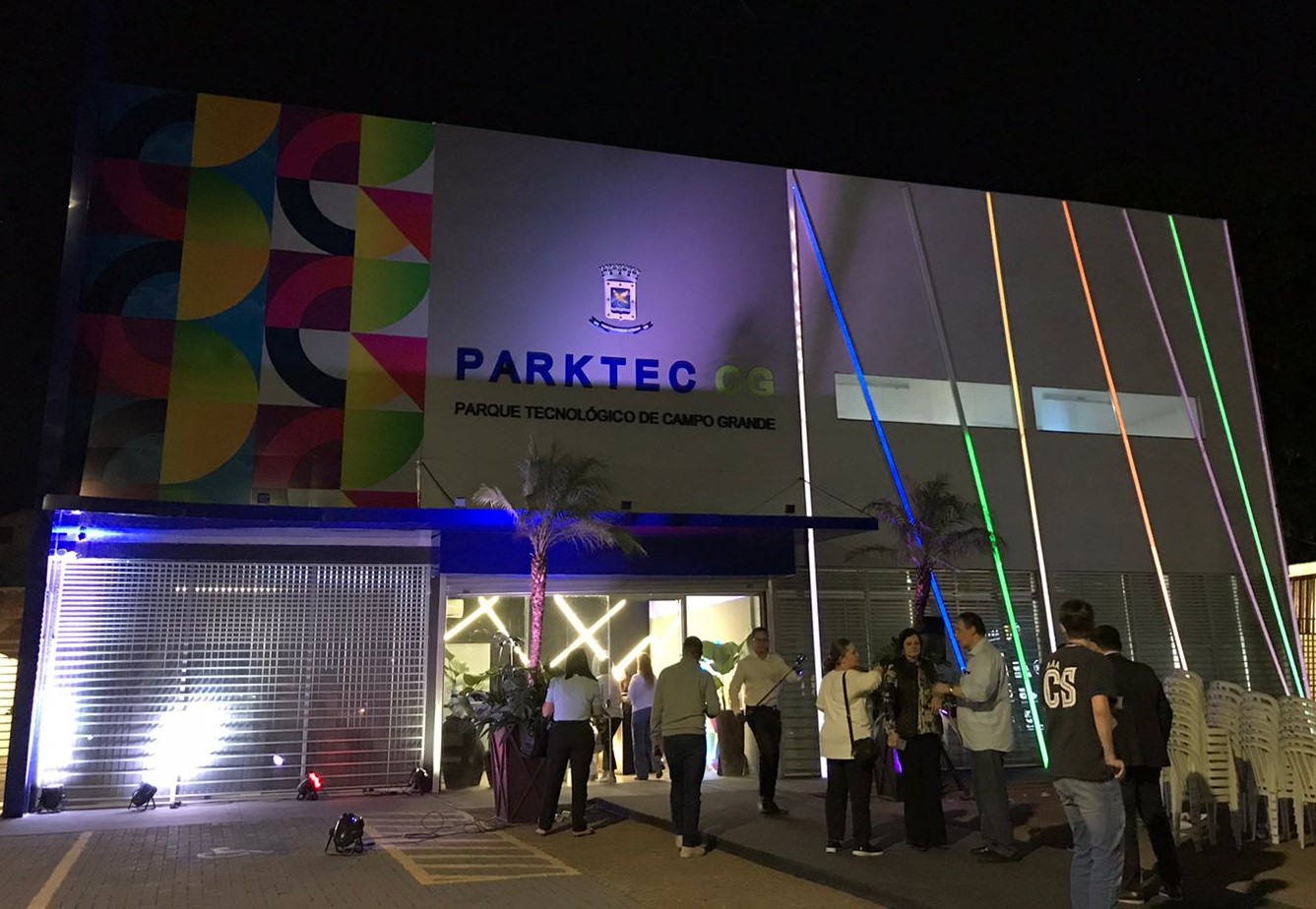 Parktec CG, primeiro parque tecnológico e de inovação da Capital, localizado na rua Rachid Neder, nº 760, no bairro Monte Castelo