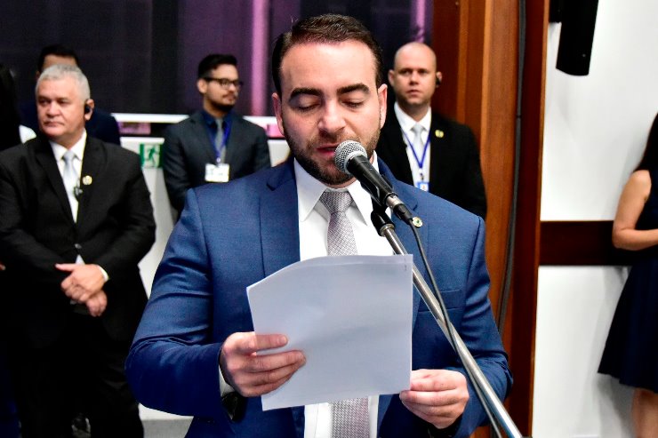 O deputado João César Mattogrosso é o autor da lei, em coautoria com os demais parlamentares (Foto: Luciana Nassar)