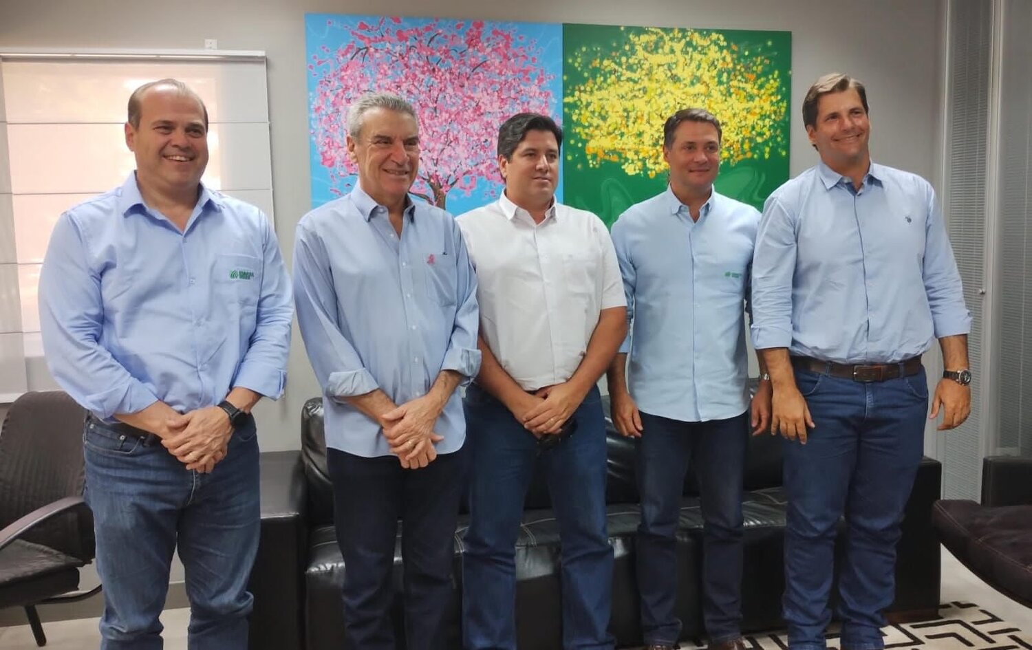 Deputado Paulo Corrêa ao lado de representantes do setor produtivo