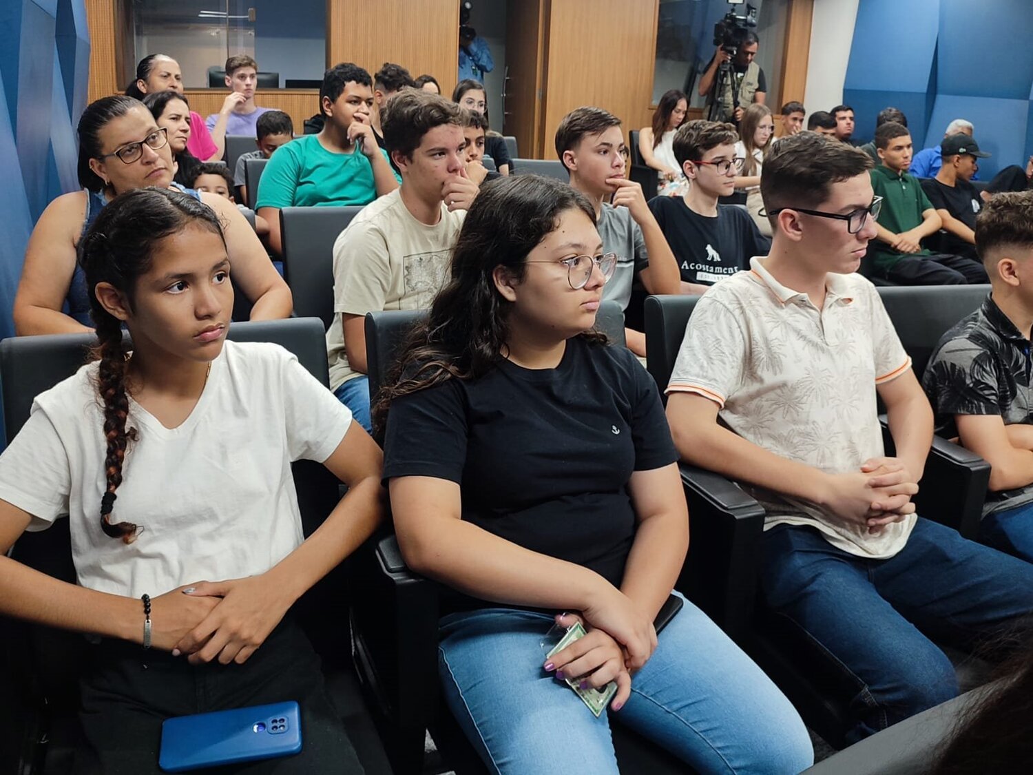 Estudantes de Itaquiraí visitaram a Casa de Leis nesta terça-feira.  