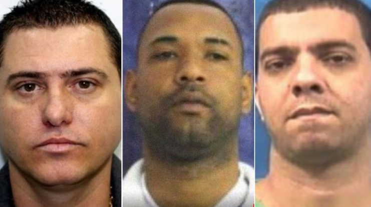 Luiz Antonio da Silva Braga, o Zinho; Danilo Silva Dias, o Tandera; e Wilton Carlos Rabello Quintanilha, o Abelha.