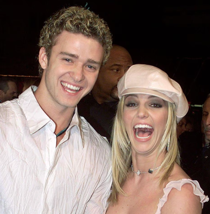 Britney Spears e Justin Timberlake em 2002.