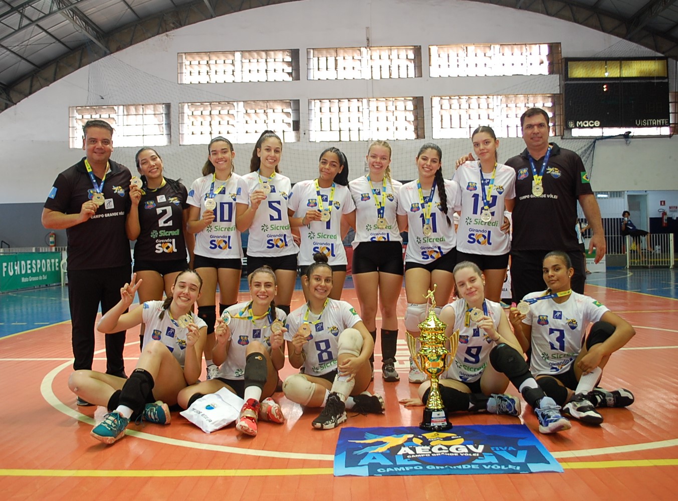 CG Vôlei foi o melhor no feminino