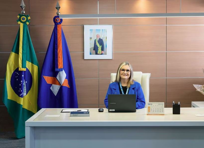 A presidente da Caixa, Rita Serrano. Foto: Caio Santana