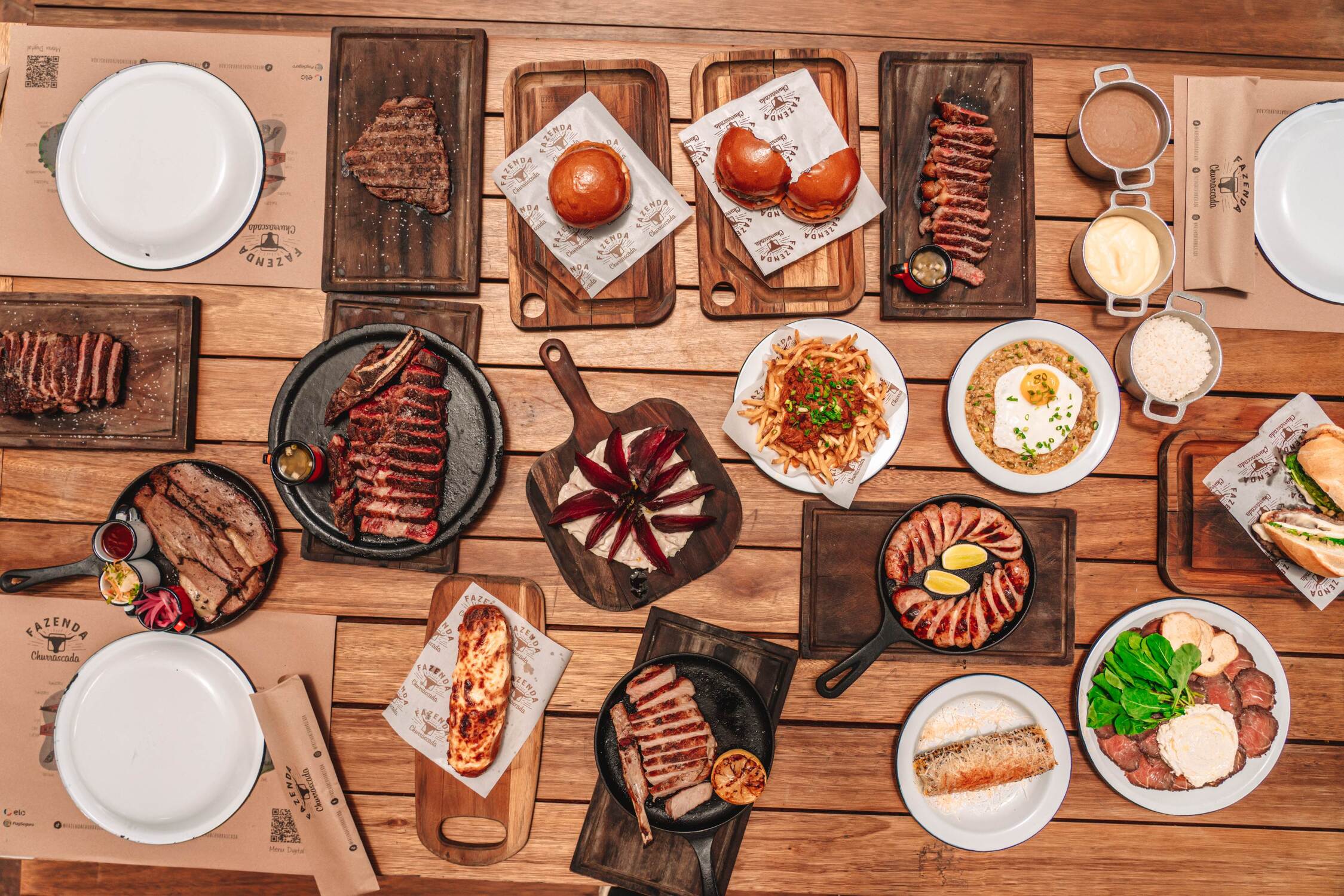 Local conta com amplo cardápio onde a carne é protagonista 