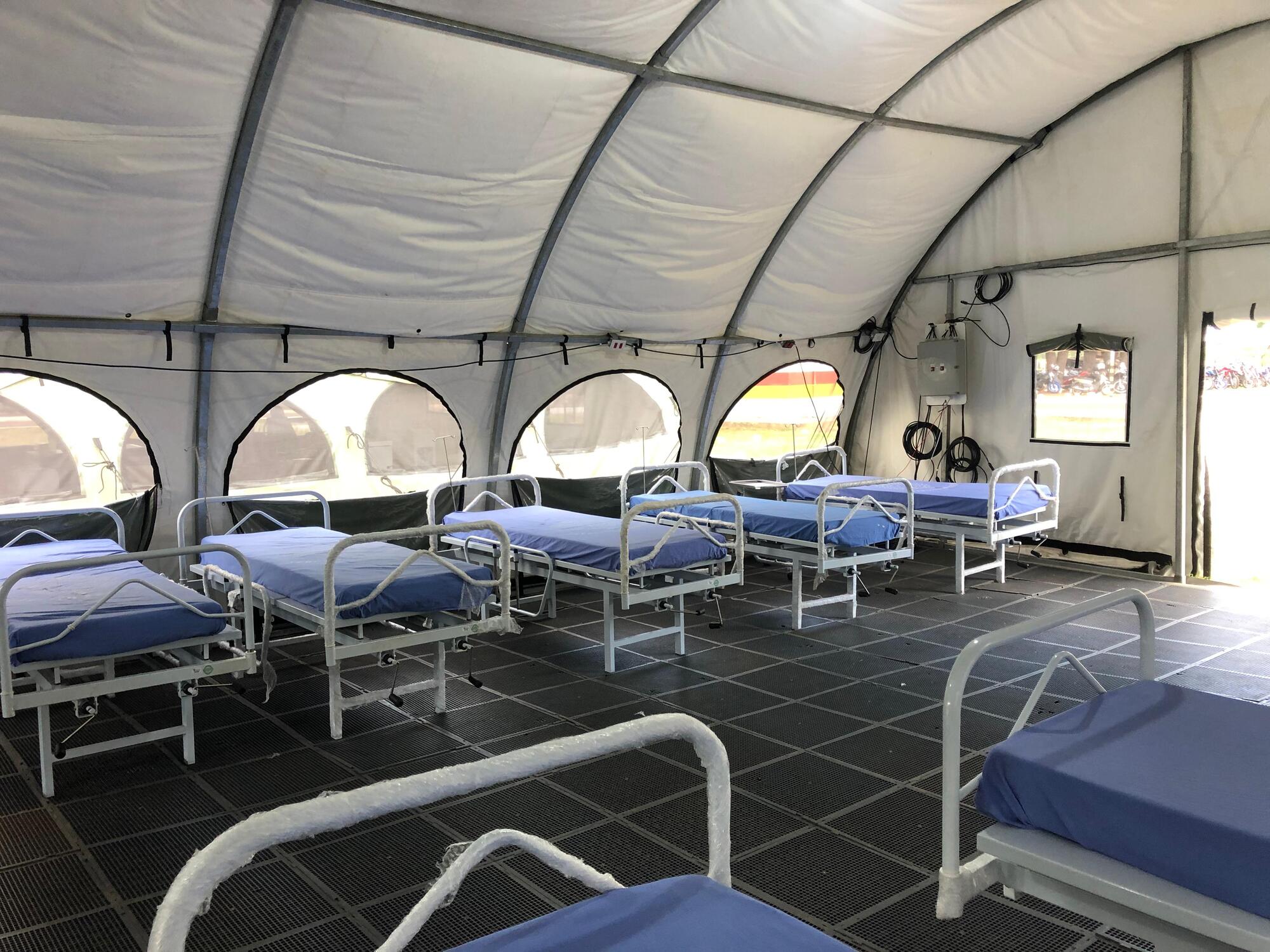 Interior do Hospital de Camapanha