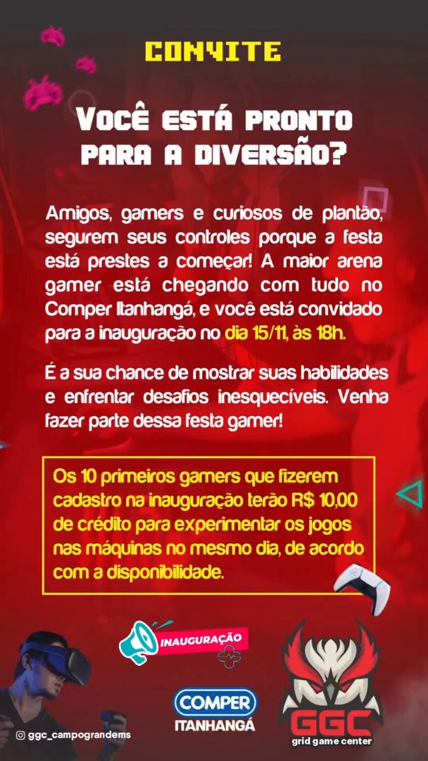 Impulso ao Entretenimento Digital A abertura da GGC em Campo Grande representa um importante impulso ao setor de entretenimento digital na região.