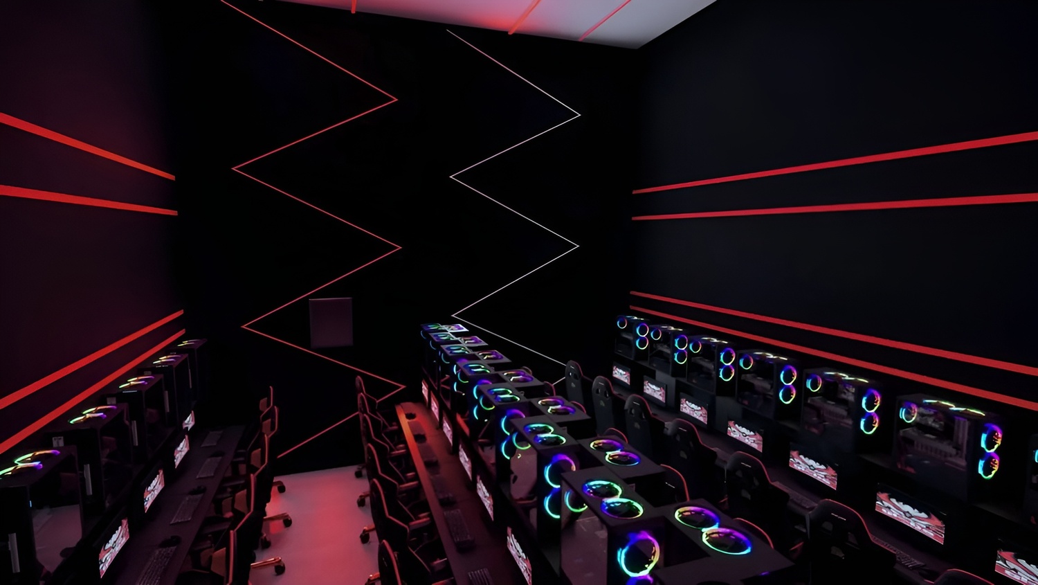 Equipamentos de Alta Qualidade: A GGC oferecerá PCs gamers com taxas de atualização de 240Hz, garantindo uma experiência de jogo de alta performance.