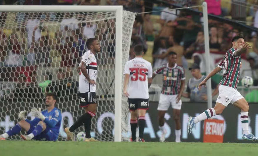 Germán Cano marcou o gol solitário do triunfo do time das Laranjeiras no Maracanã. 