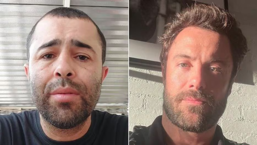 Diones da Silva e Kayky Brito. Motorista atropelou o ator no início de setembro