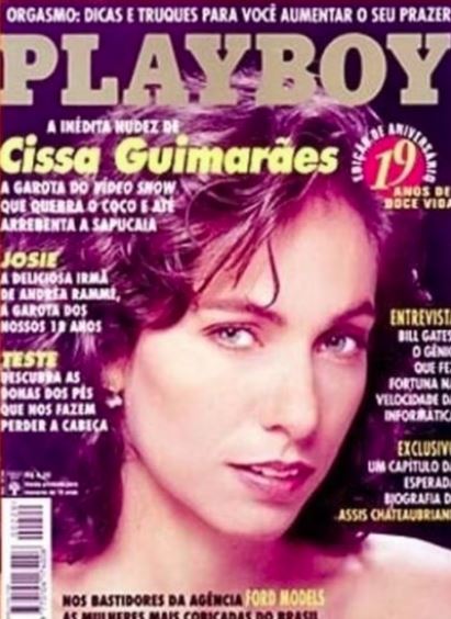 Cissa Guimarães era repórter e apresentadora doVídeo Sho w- à frente da telinha, ela já arrancava suspiros. E isso se acentuou ainda mais em agosto de 1994, quando ela foi a capa da Playboy