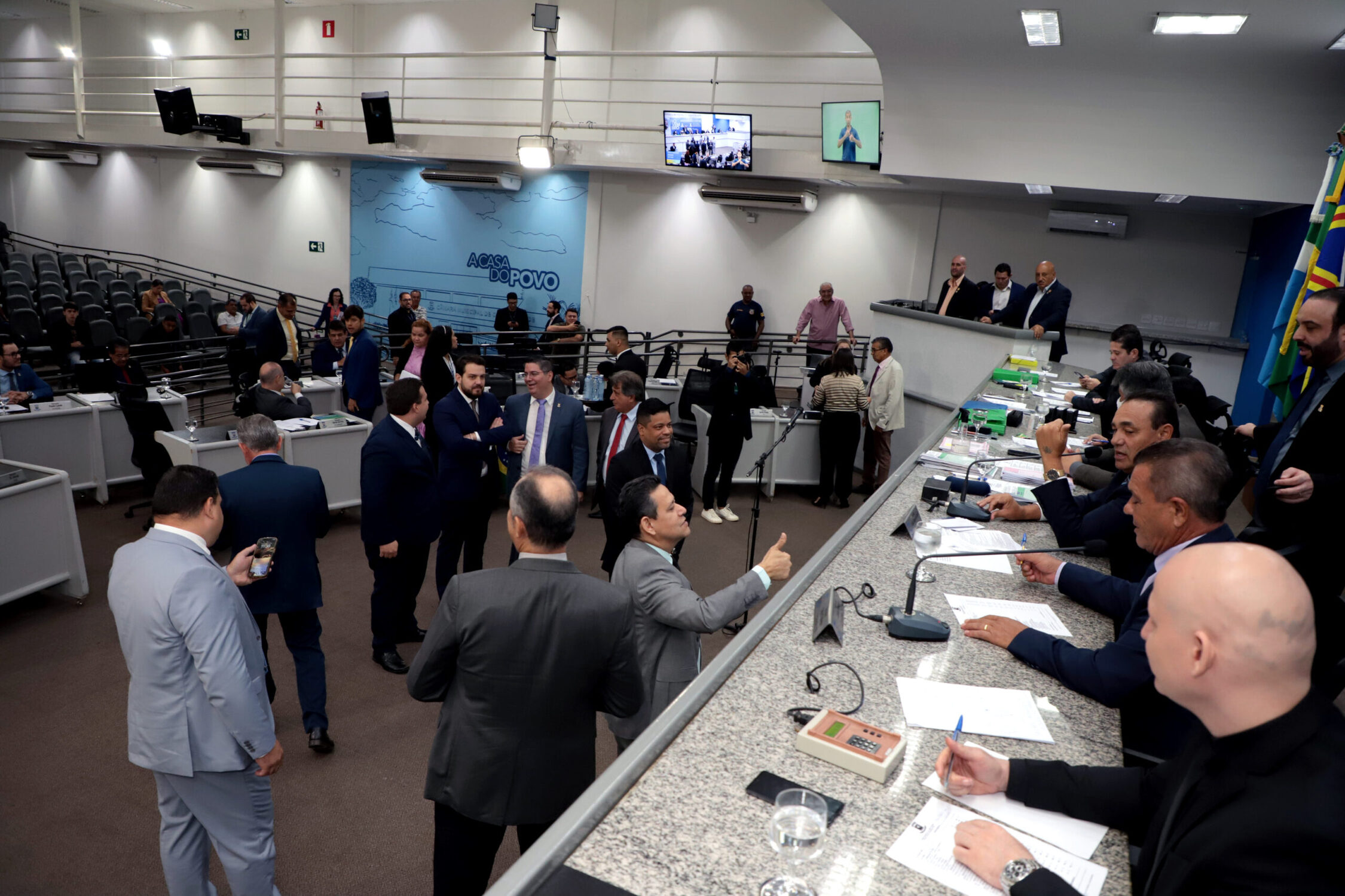 Os vereadores da Câmara Municipal de Campo Grande
