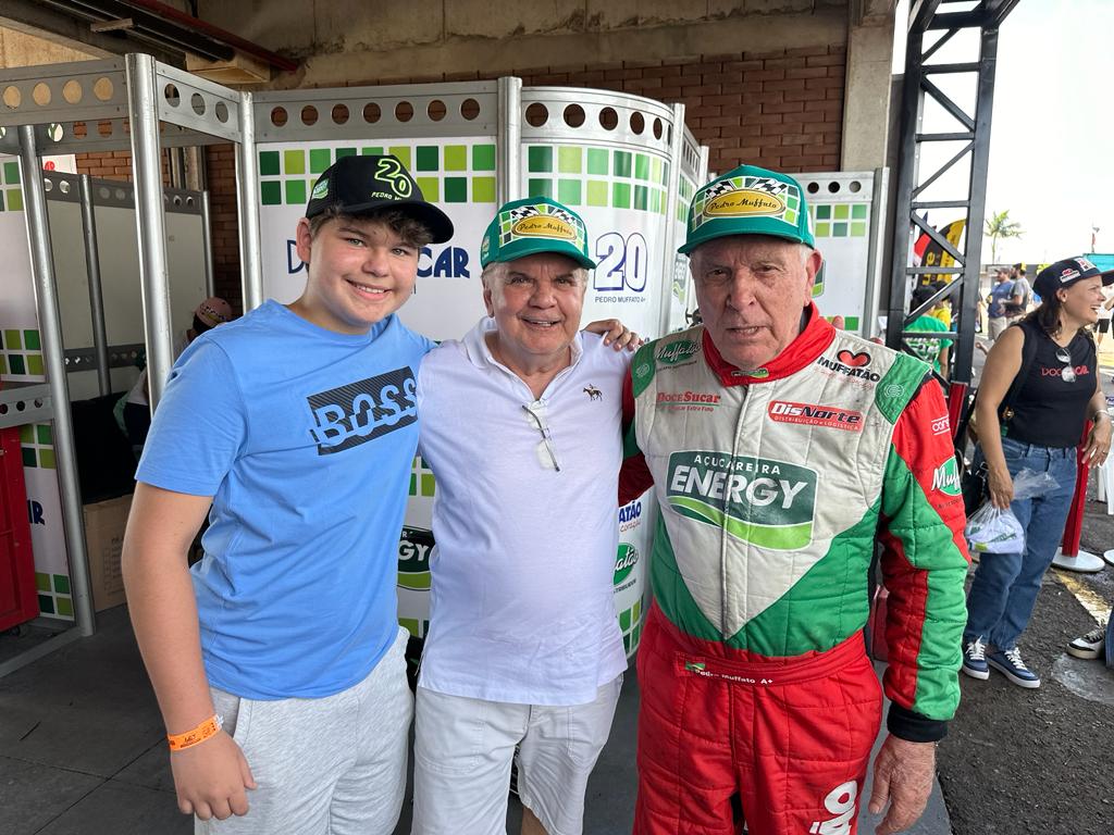 Gabriel Pereira, Beto Pereira e Pedro Muffato.