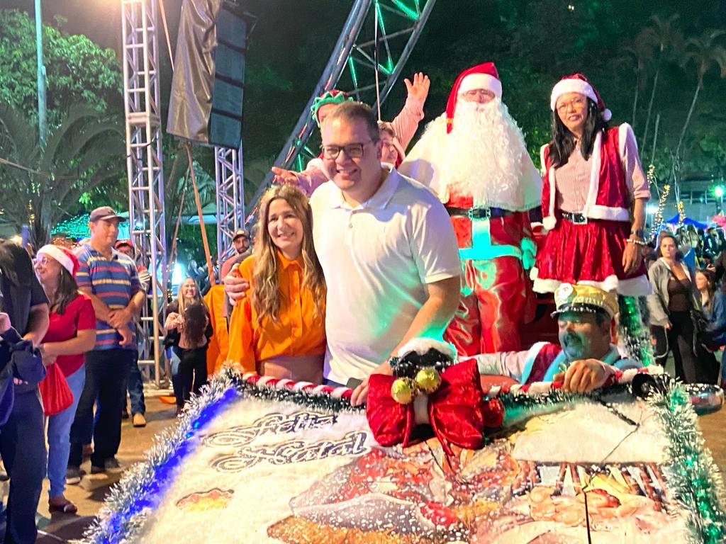 O prefeito de Dourados, Alan Guedes prestigia o evento 