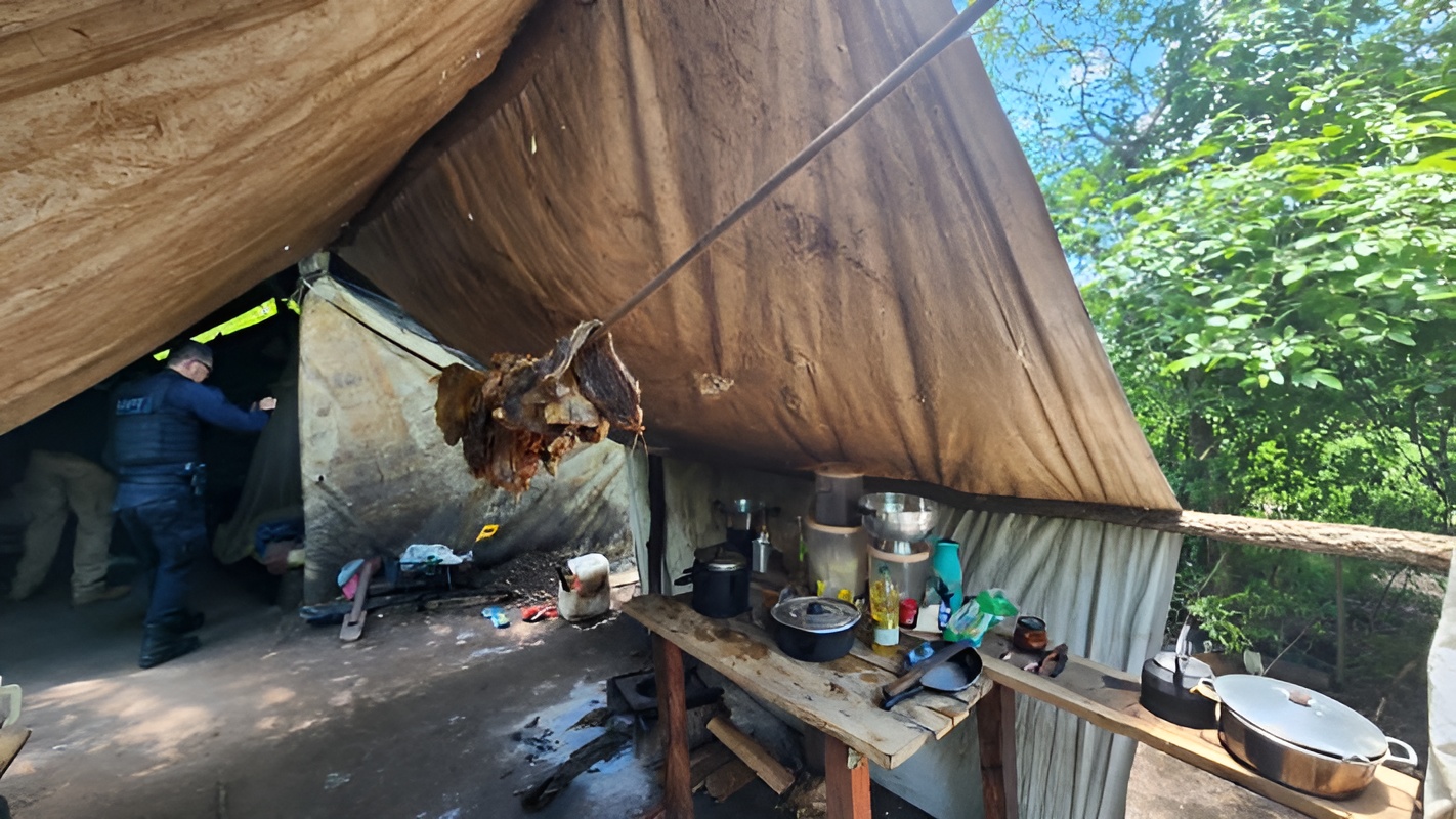 Local onde os trabalhadores foram resgatados