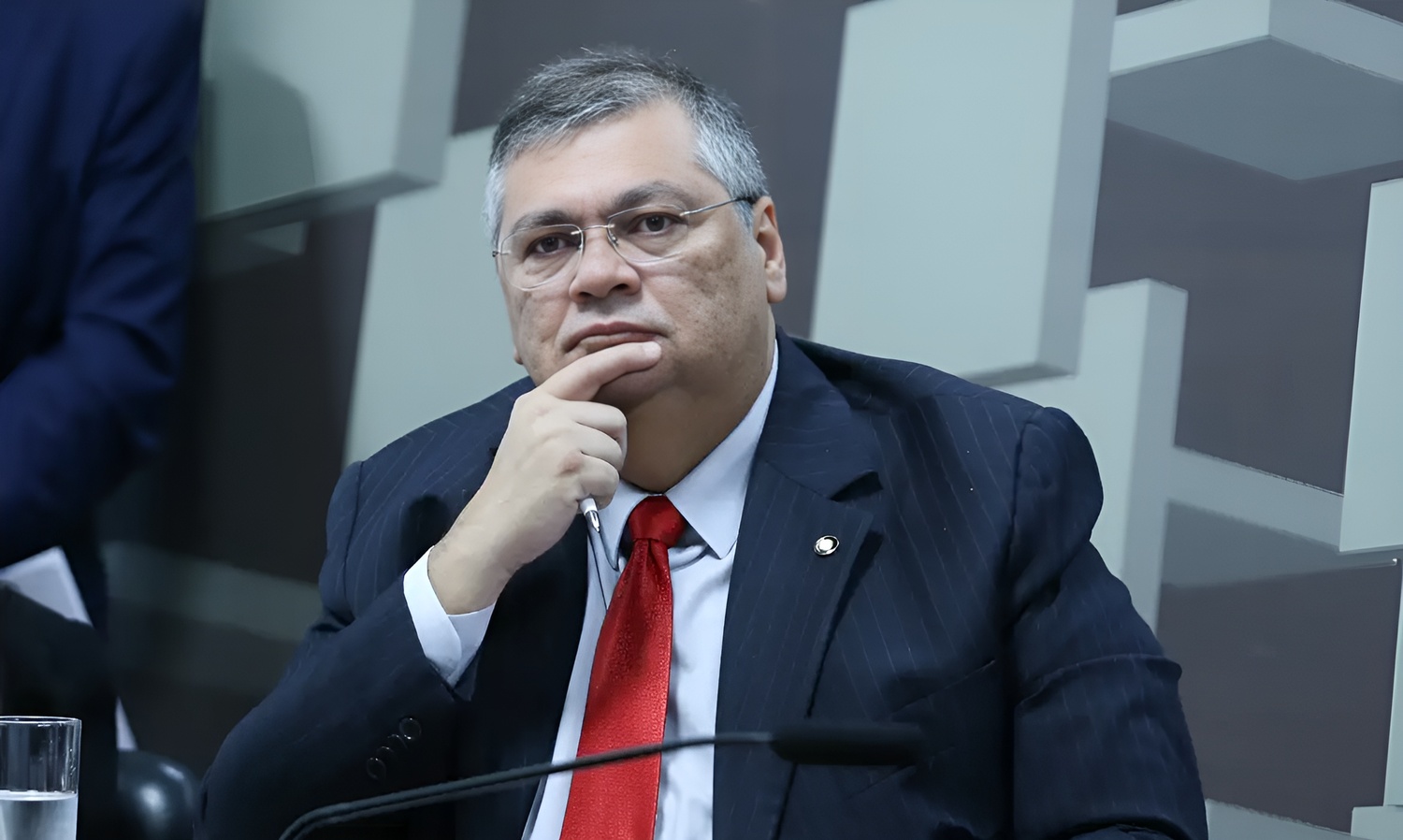 Flávio Dino durante sabatina no Senado