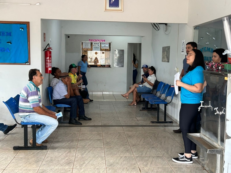 No posto de saúde UESF Sebastião Francisco Ramos, a ação foi ainda mais abrangente, incluindo exames específicos para a prevenção de câncer de boca.