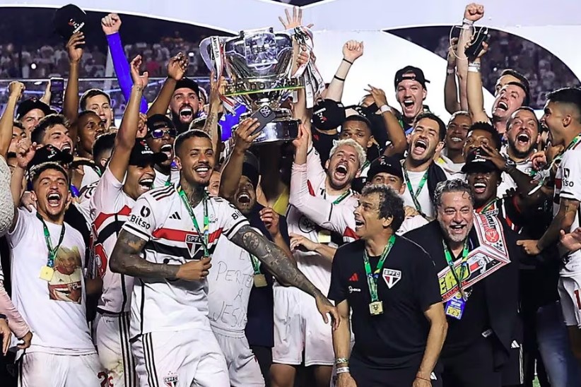 O São Paulo é o atual campeão da Copa do Brasil. 