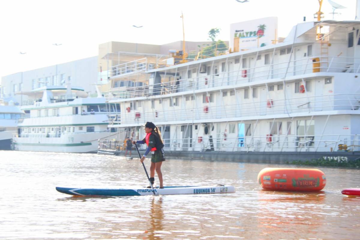 Stand up paddle é uma das modalidades mais concorridas do Eco (Foto: Gisele Ribeiro/PMC)