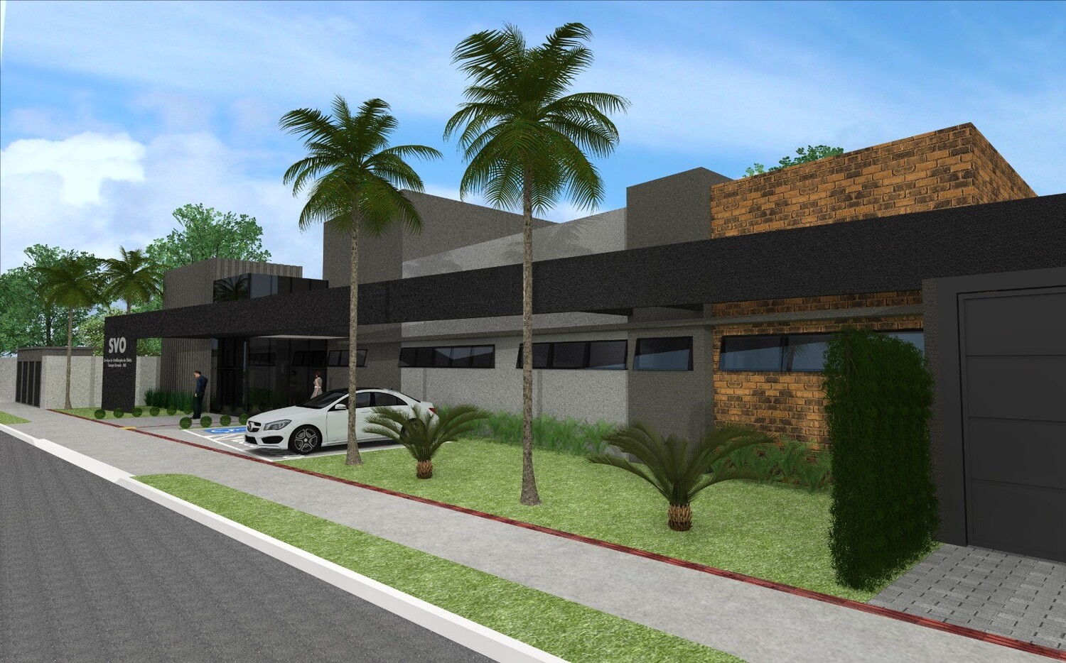 Projeto do prédio do Serviço de Verificação de Óbitos na Capital