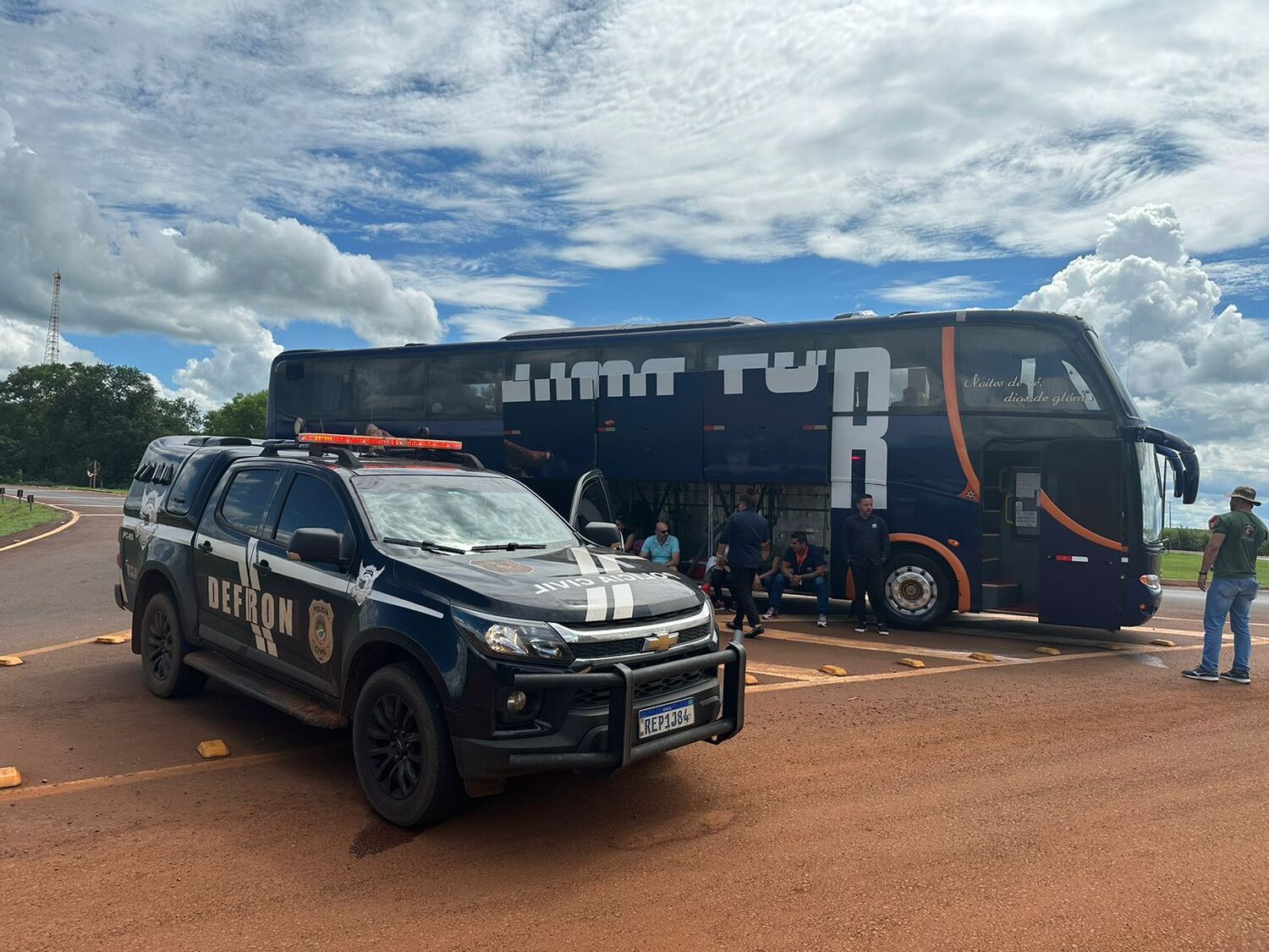 Ônibus com destino a São Paulo passou por vistoria de rotina