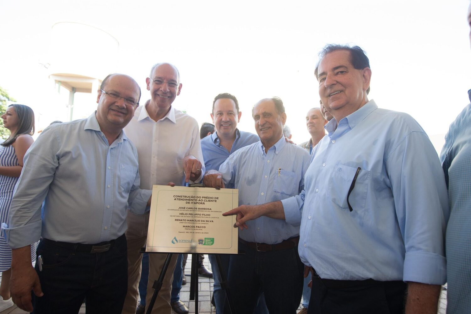 Inauguração da unidade de atendimento ao cliente da Sanesul em Itaporã