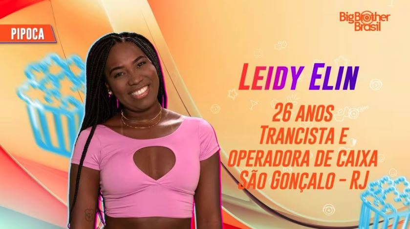 Leidy Elin foi a primeira revelação do Big Day, que anuncia os participantes do Big Brother Brasil