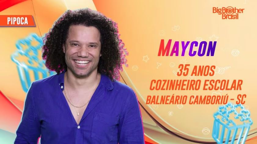 Maycon é o novo Pipoca anunciado no BBB 24