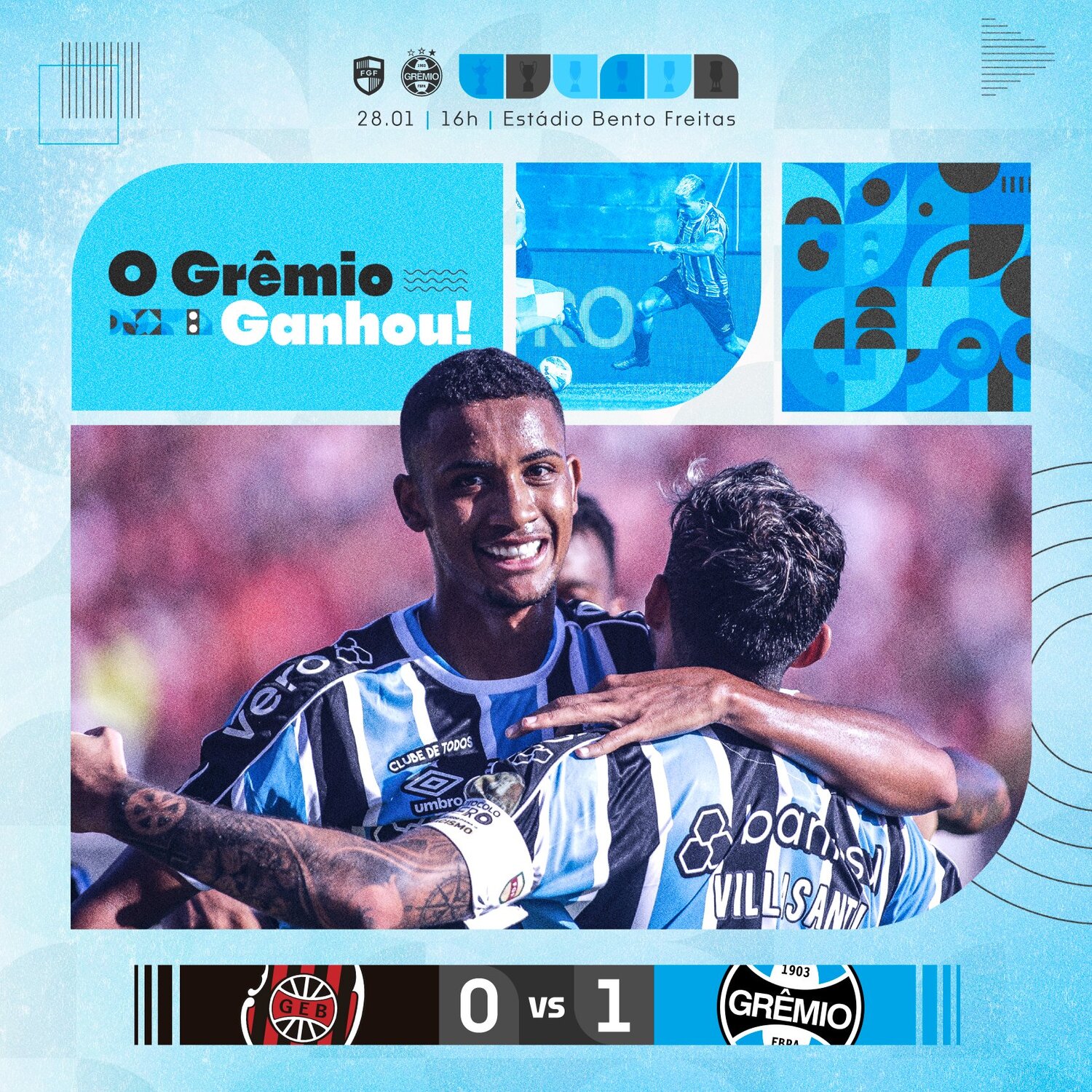 Resultado colocou o Grêmio na terceira colocação do Gaúchão