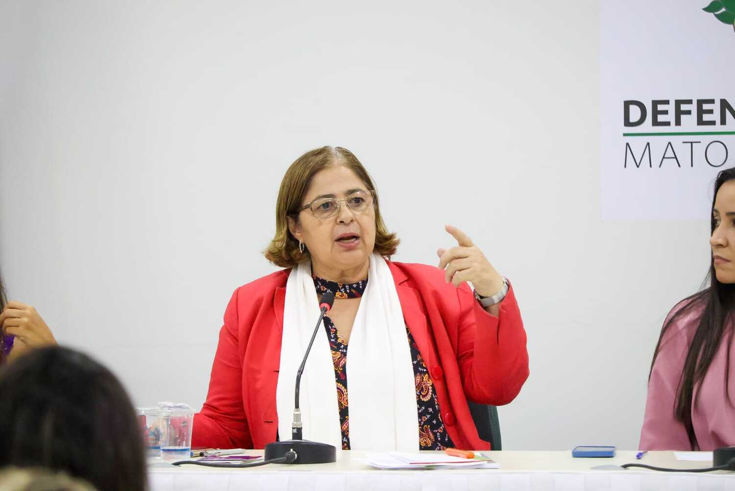 A ministra da Mulher, Cida Gonçalves