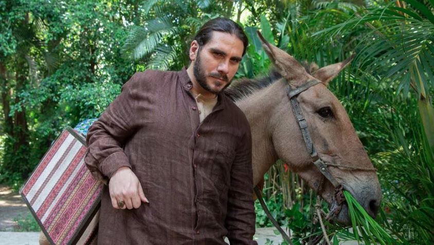 Rachid (Gabriel Sater) na primeira fase da novela