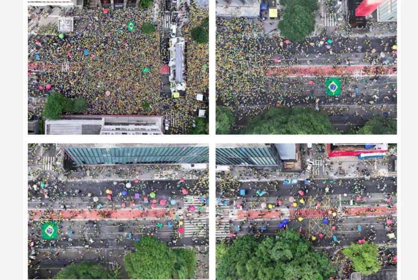 Projeção de manifestantes de grupo da USP utiliza inteligência artificial para calcular número de cabeças em manifestações