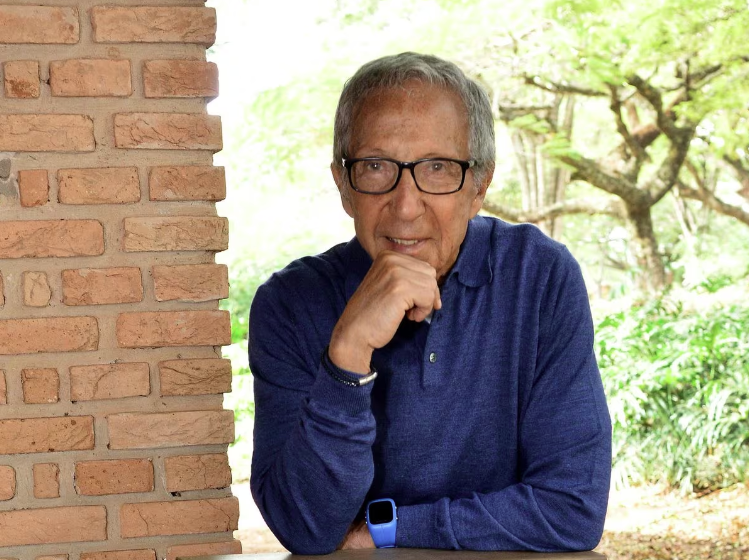 Abilio Diniz no Espaço Horizontes, que conta sua história, na Fazenda da Toca, em 2019