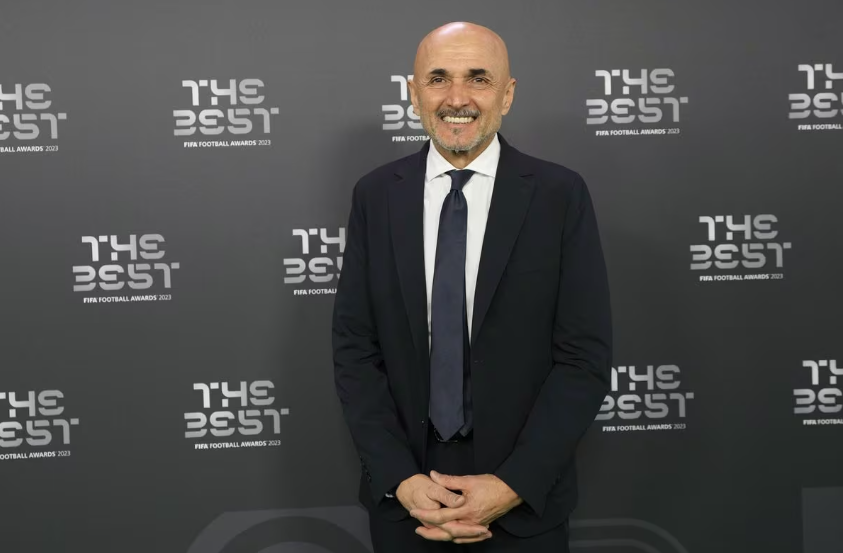 Spalletti foi um dos finalistas do prêmio de melhor treinador do mundo no The Best