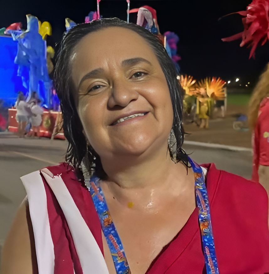 A presidente da escola, Mariza Fontoura