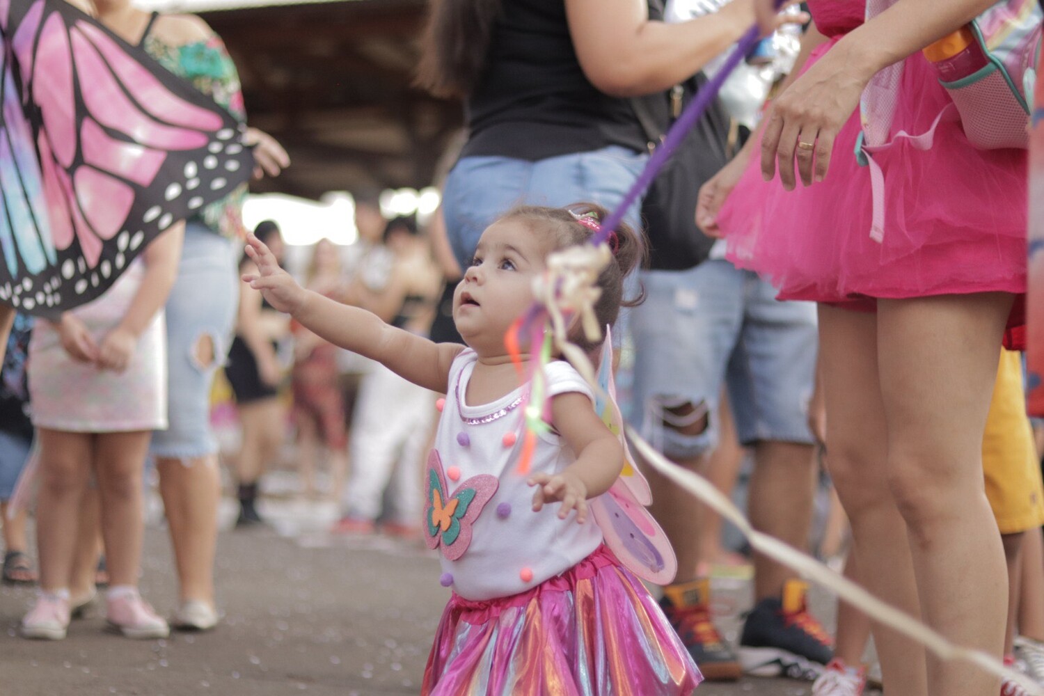 Até os pequenos desfrutaram do Carnaval na Capital