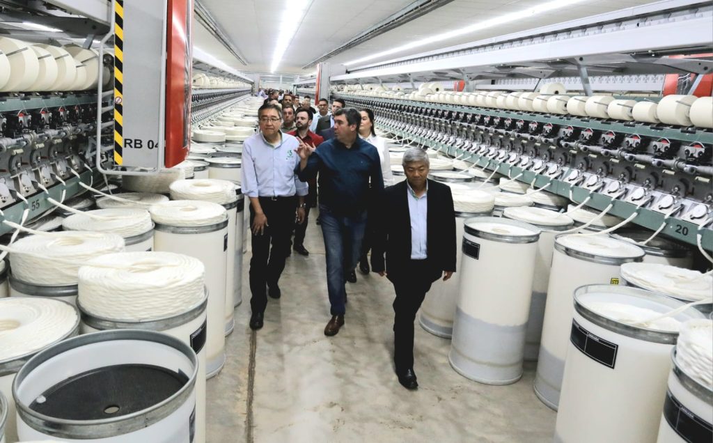 Governador durante visita à Copasul em julho do ano passado
