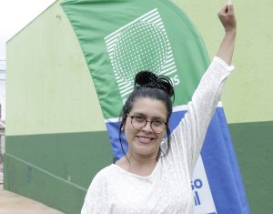 Sandra comemorou a vitória de dirigir sem medo 