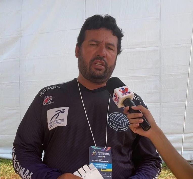Beto Calebe, técnico de uma das duplas de Campo Grande