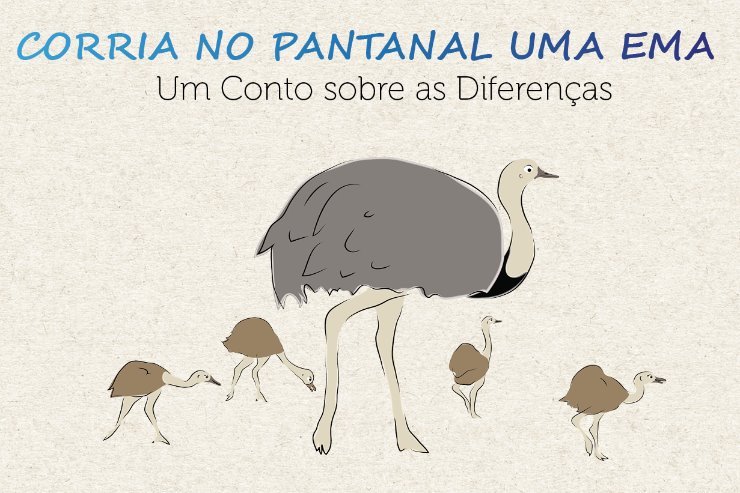 Capa do livro digital que integra as ações da ALEMS no Abril Azul  (Ilustração: Luciana Kawassaki)
